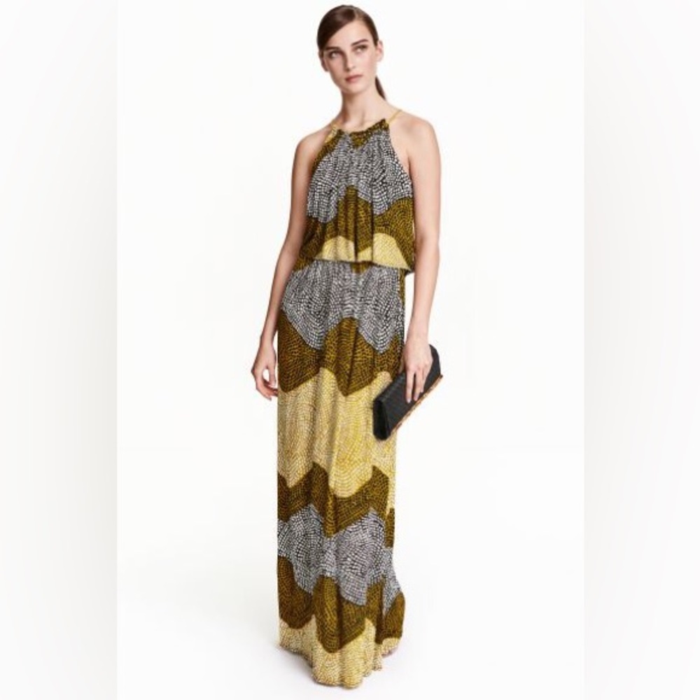 H&M Pleated Dress - Size L